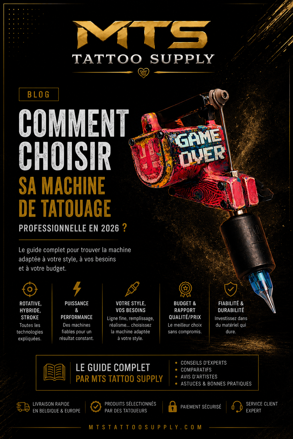 Comment choisir sa machine de tatouage professionnelle en 2026 ?