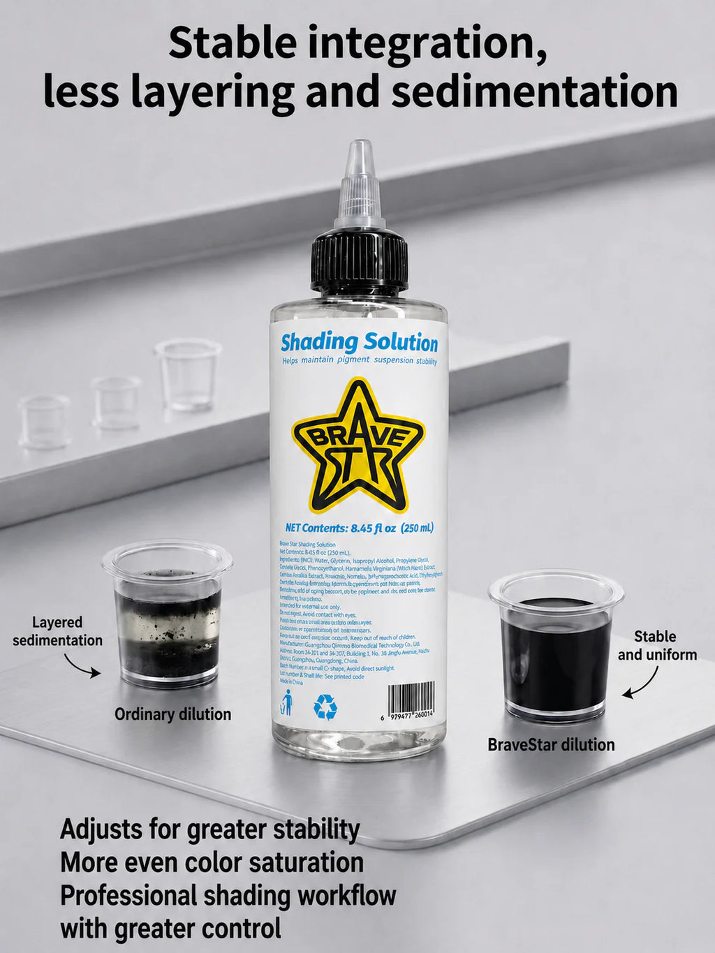 BraveStar Tattoo Dilution Solution 250ml