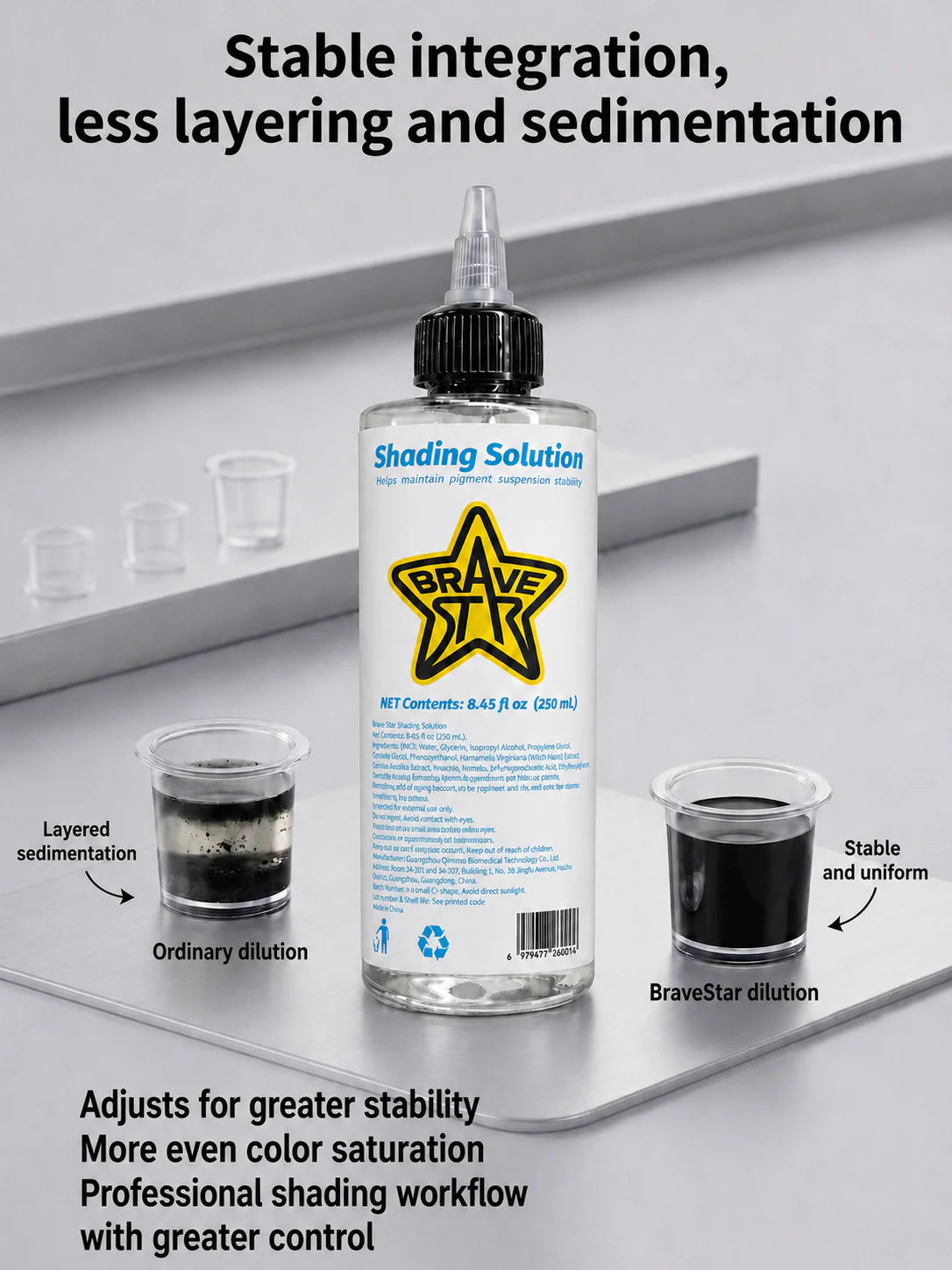 BraveStar Tattoo Dilution Solution 250ml