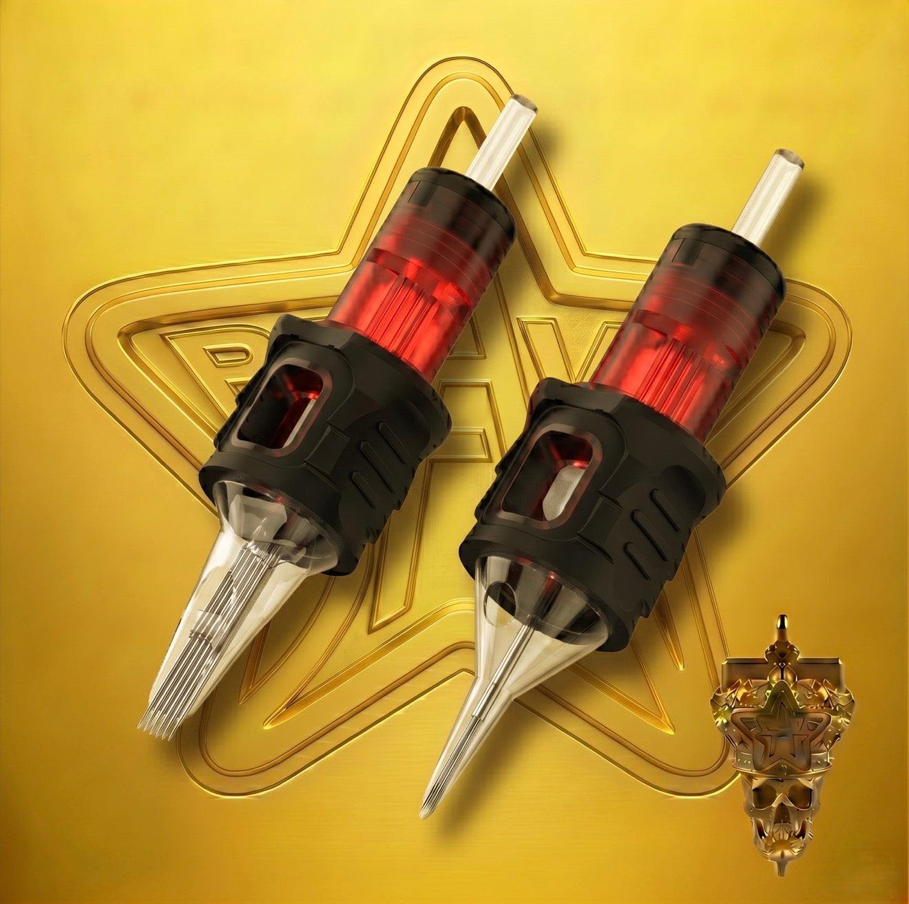 BraveStar Tattoo Cartridge Needles-Curved Magnum