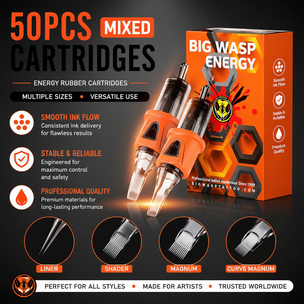 BIGWASP ENERGY RUBBER MAGNUM CARTRIDGES 50PCS