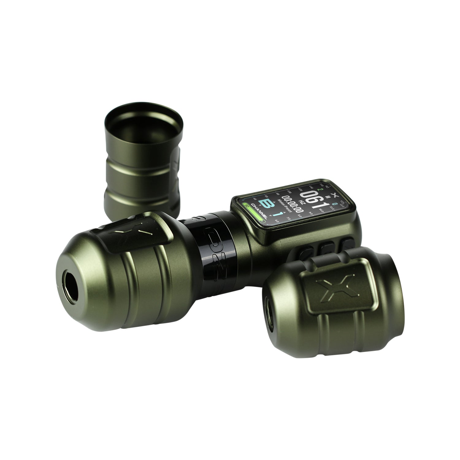 Ozer X Channel Wireless Tattoo Machine - Green