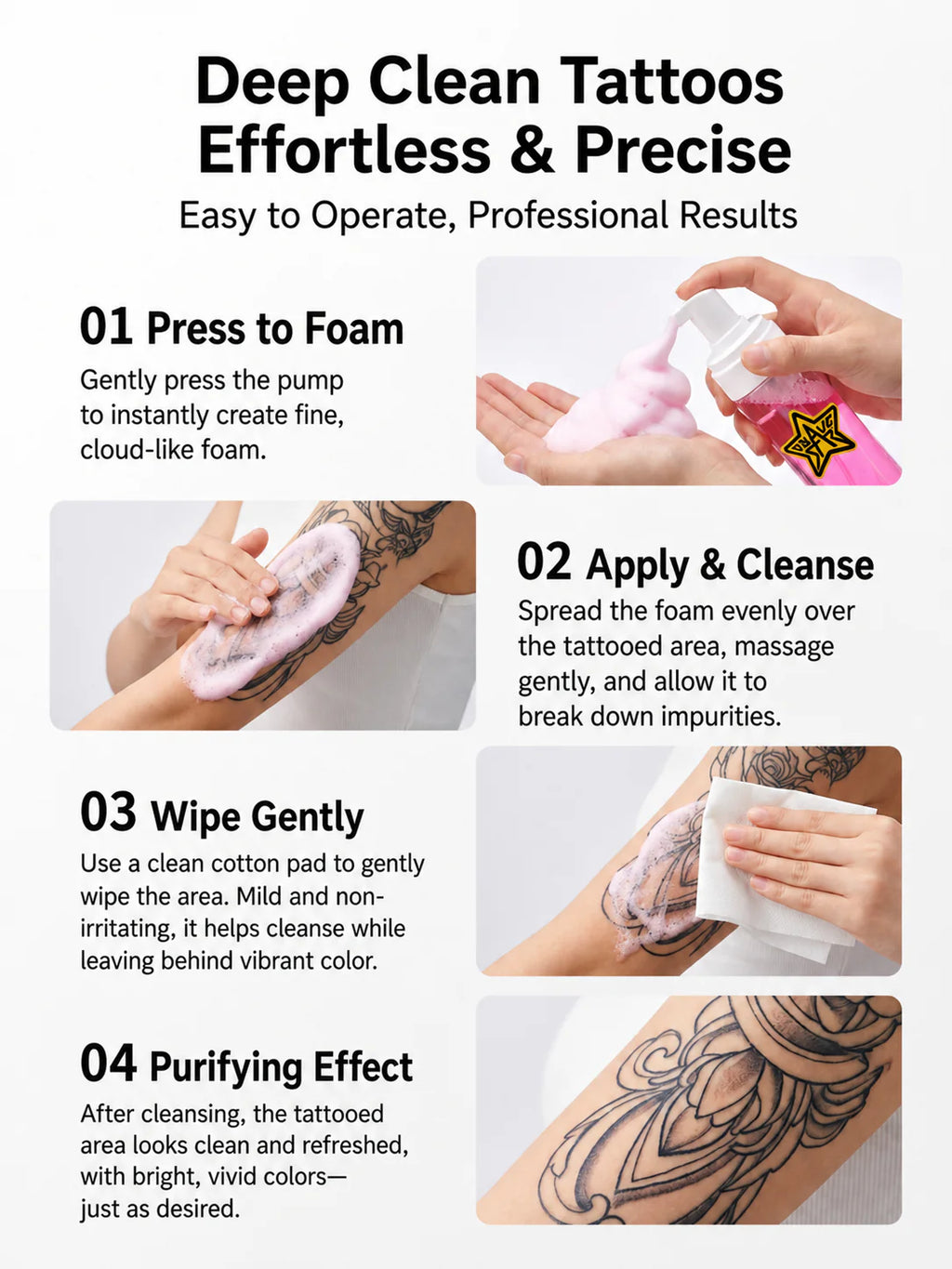 BraveStar Tattoo Clean Soap 500ml
