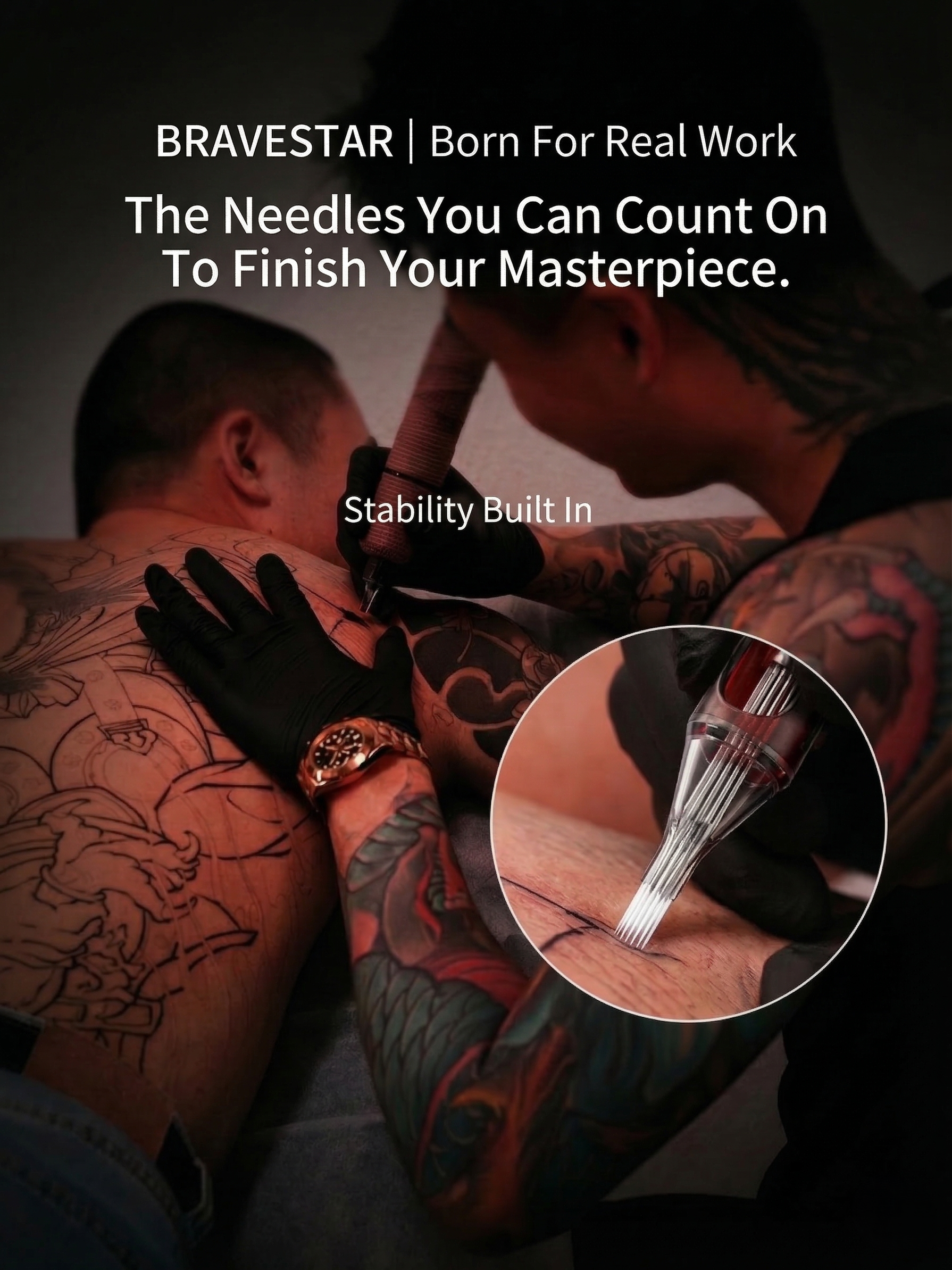 BraveStar Tattoo Cartridge Needles-Round Shader