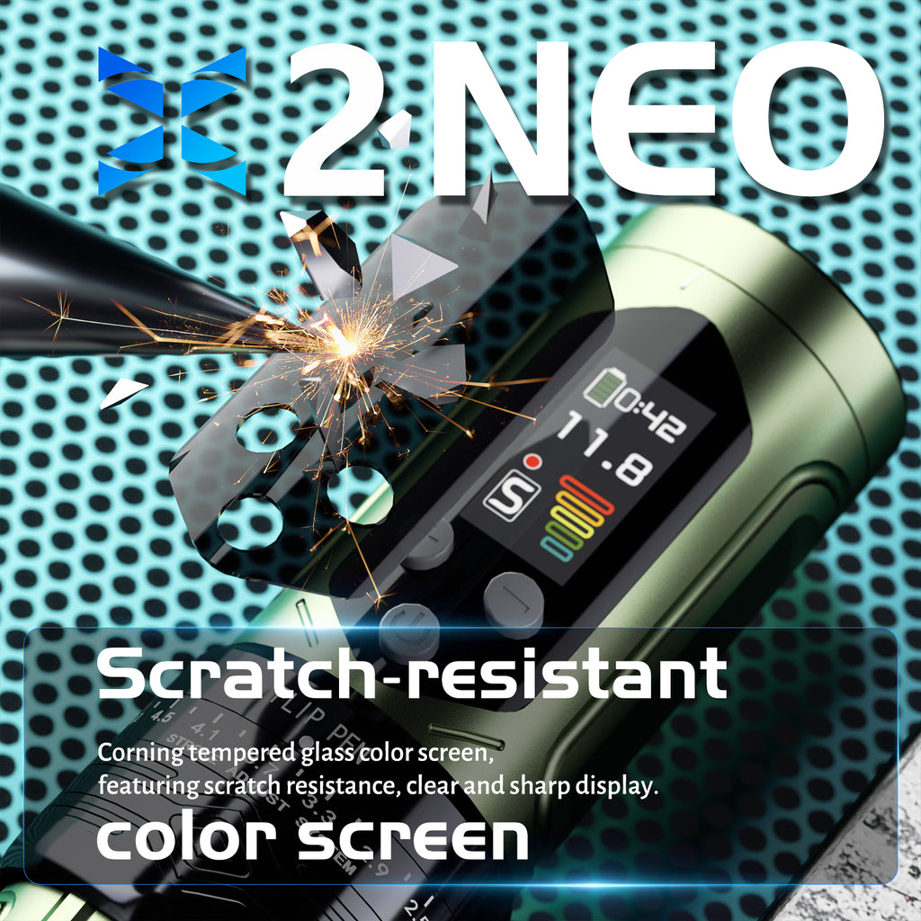 BRONC X2 NEO – UPGRADED 7.1 MNM ADJUSTABLE WIRELESS TATTOO PEN