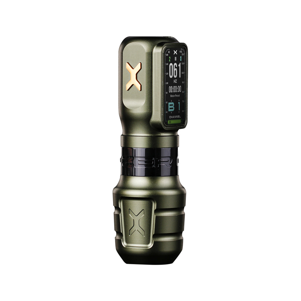 Ozer X Channel Wireless Tattoo Machine - Green