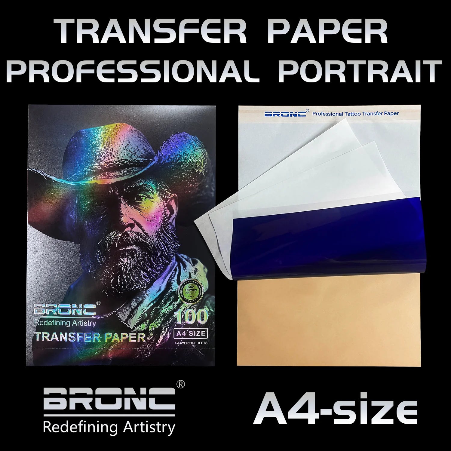 BRONC 4 LAYERED STENCIL PAPER