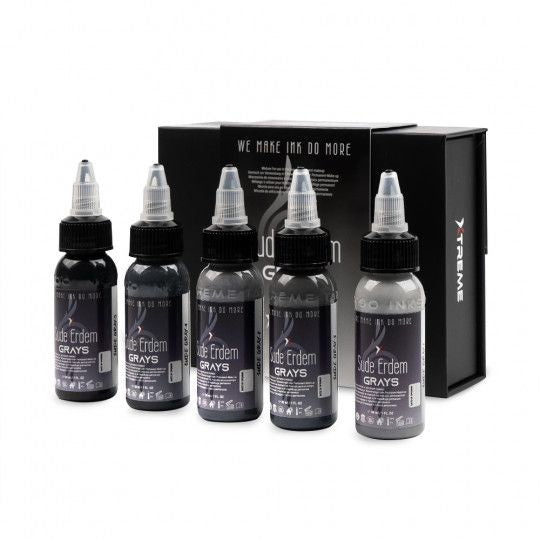 Encres XTreme Ink - 5x30ml - SUEDE ERDEM GRAYS SET