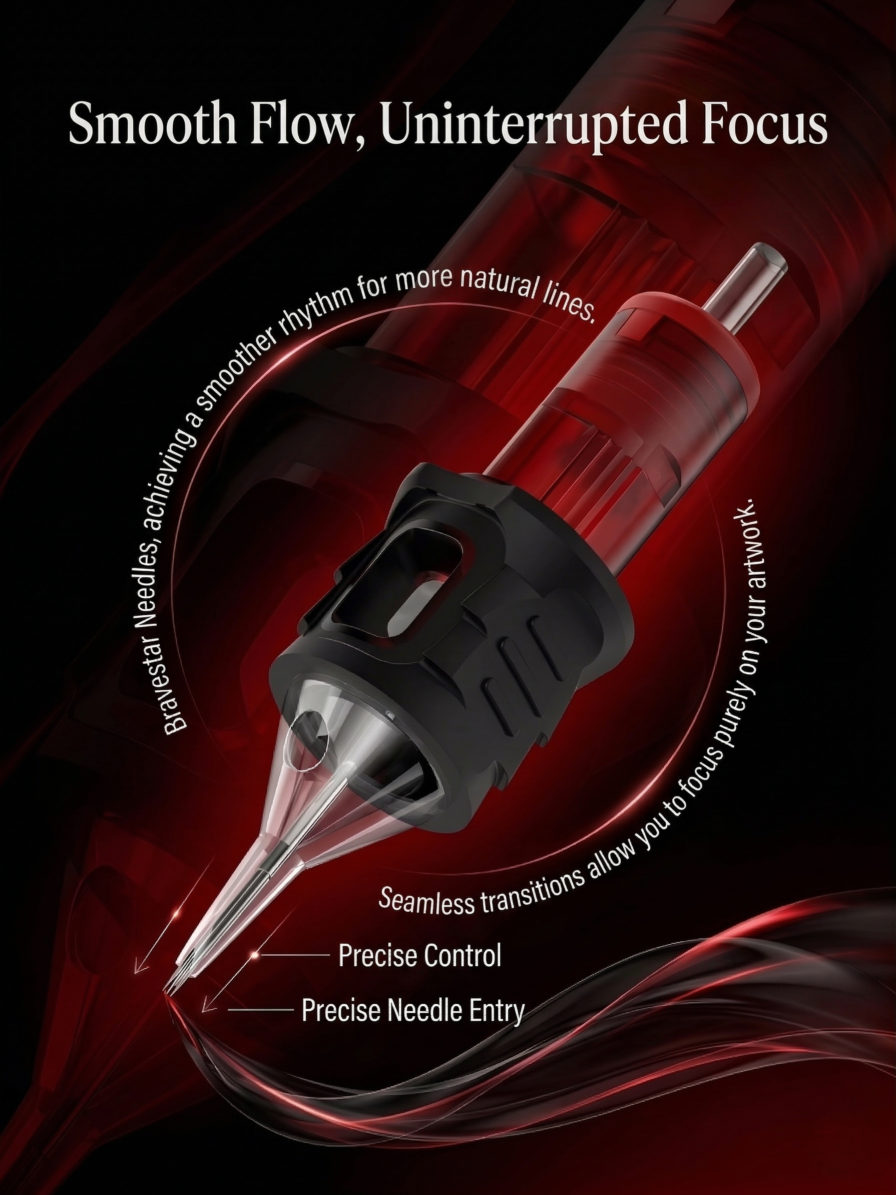BraveStar Tattoo Cartridge Needles-Round Liner