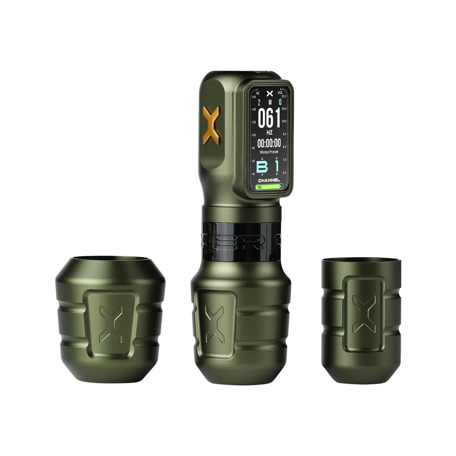 Ozer X Channel Wireless Tattoo Machine - Green
