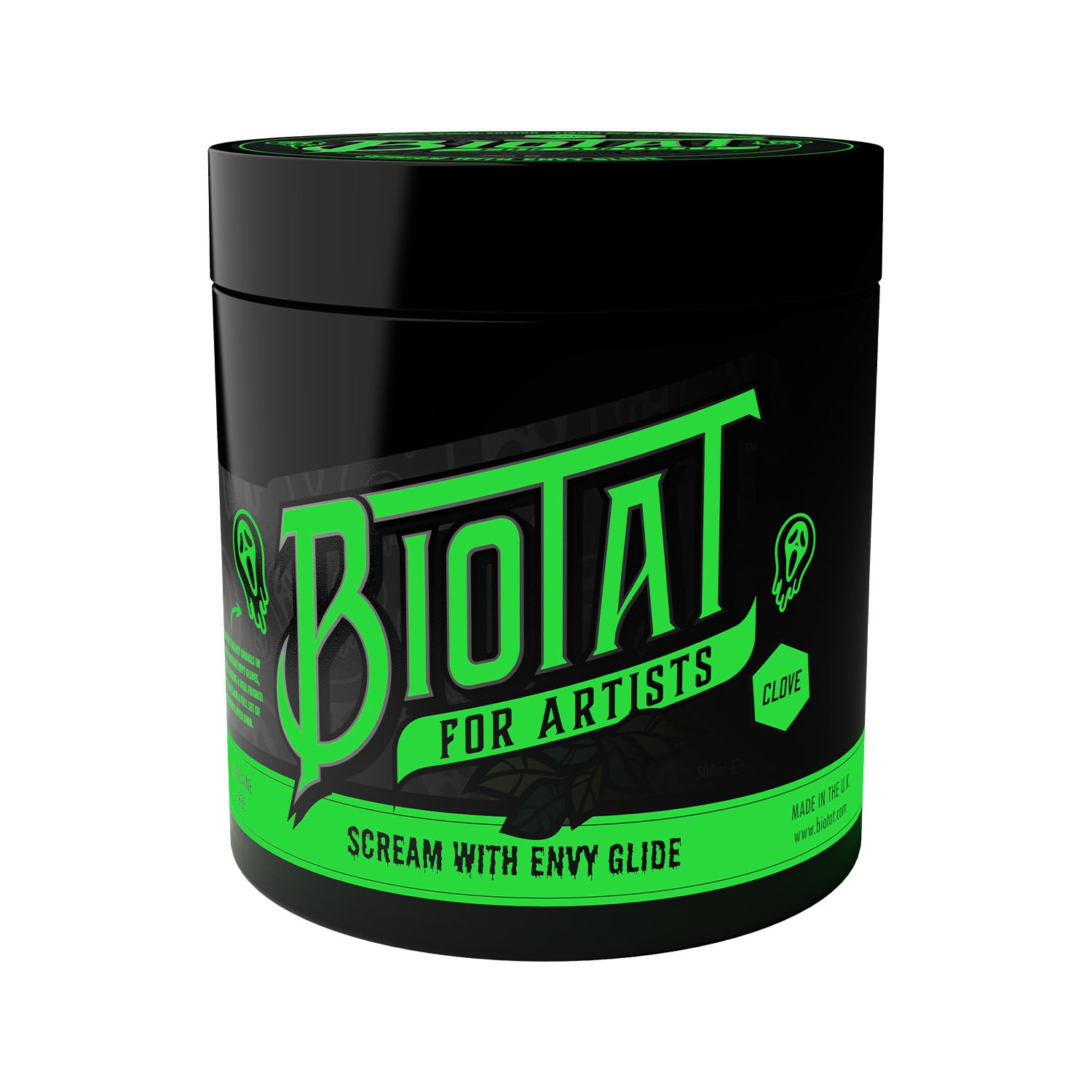 BIOTAT Numbing Tattoo Glide SCREAM with Envy Limited Edition 500ml