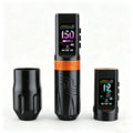 INKSOUL® TATTOO MACHINE WIRESLES PEN 4.2MM STROKES TWO GRIPS TWO BATTERIES TWO MODES 2 IN 1 | HV6 PRO