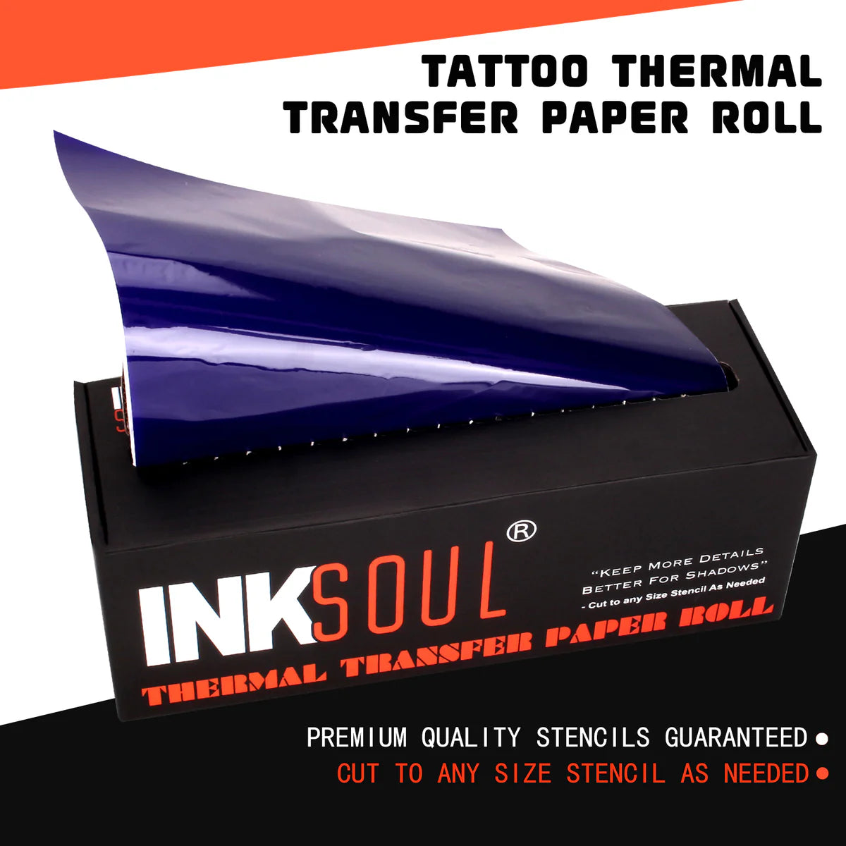 ROULEAU DE PAPIER DU POCHOIR INKSOUL® TATTOO 210 MM * 30M