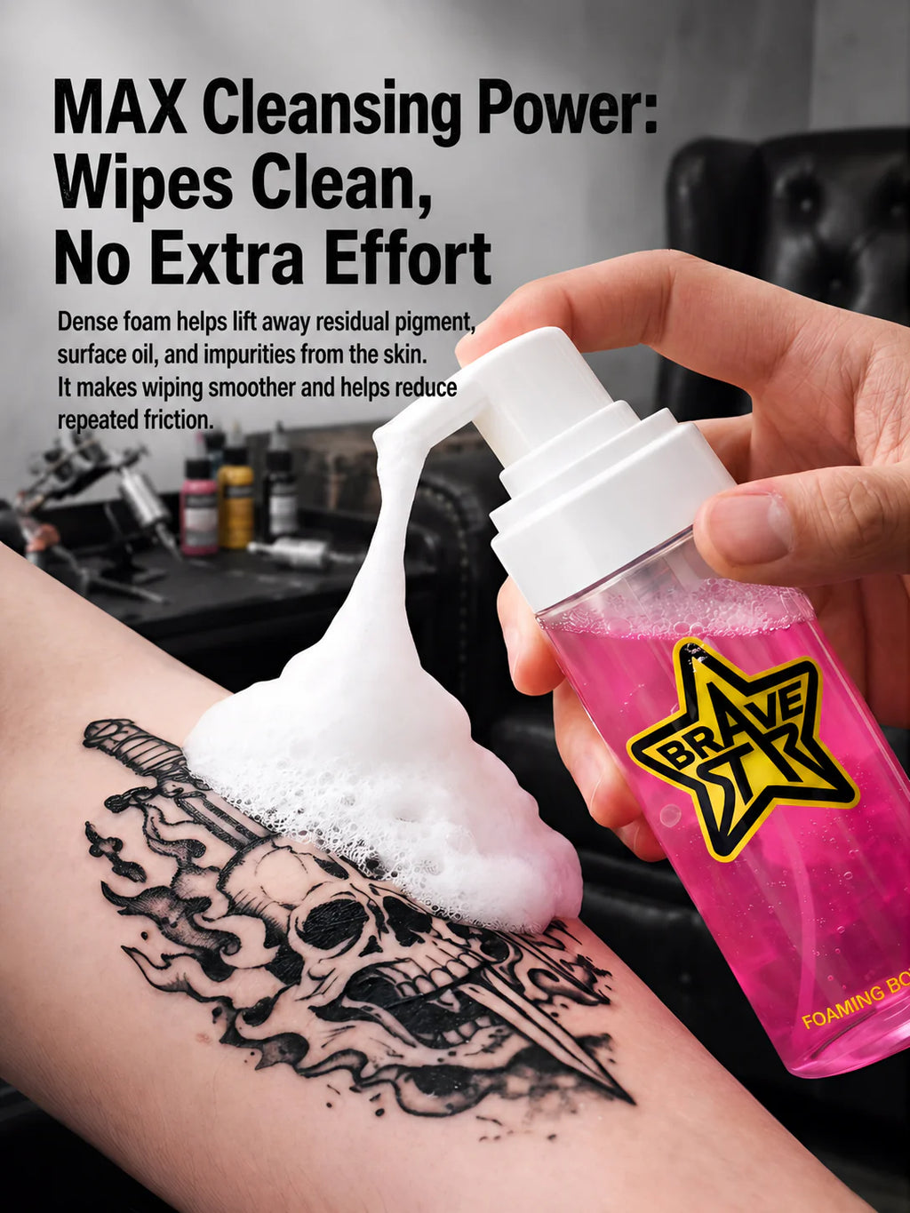 BraveStar Tattoo Clean Soap 500ml