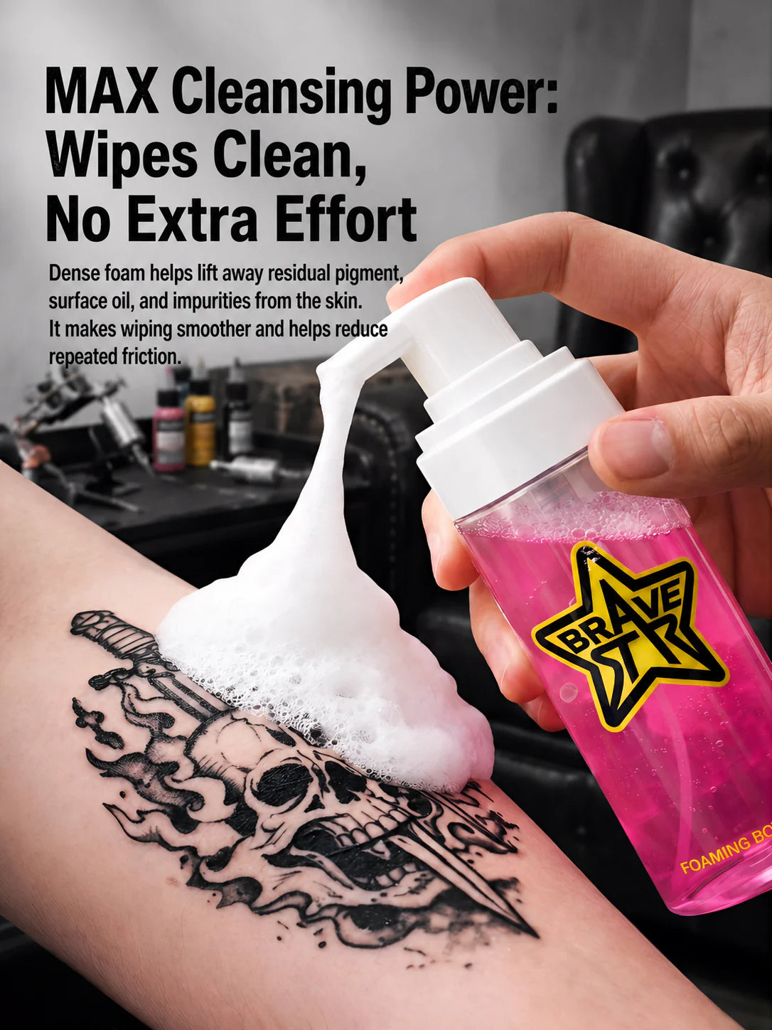 BraveStar Tattoo Clean Soap 500ml
