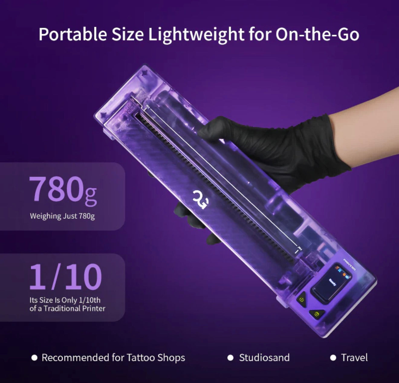 FURY Wireless Tattoo Transfer Stencil Printer