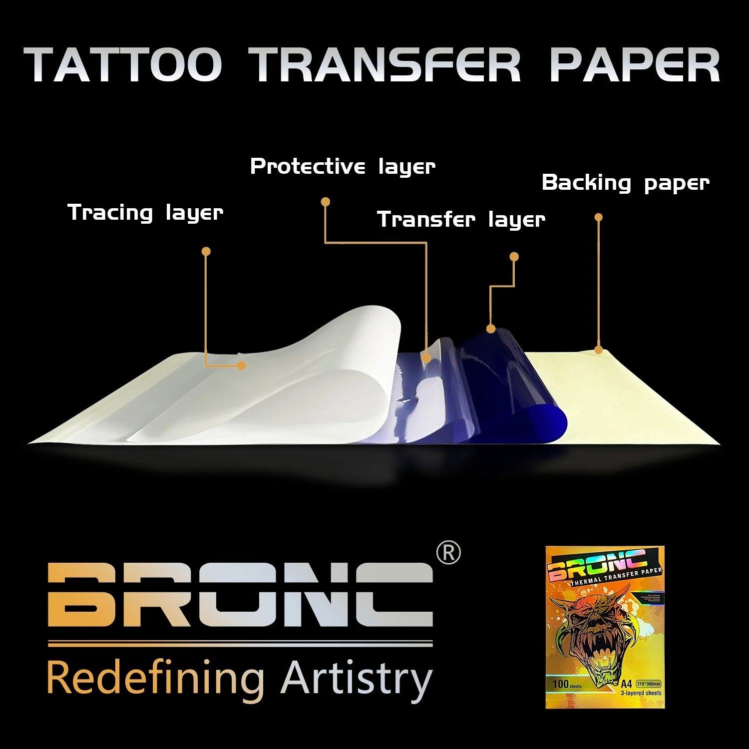 BRONC THERMAL STENCIL PAPER