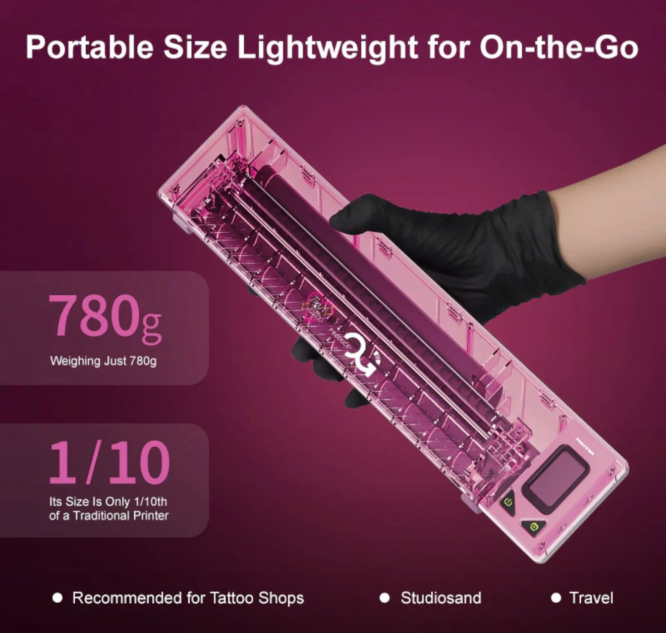 FURY Wireless Tattoo Transfer Stencil Printer