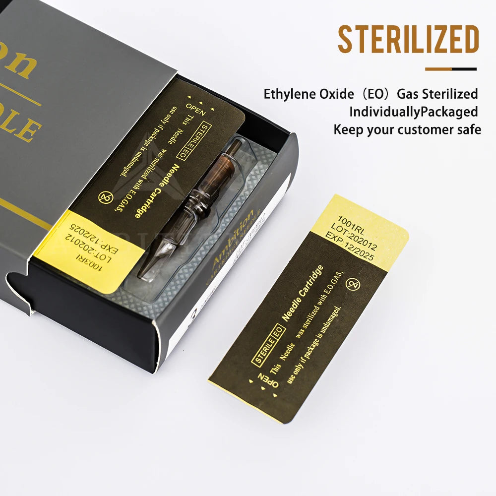 Ambition Premium Tattoo Cartridge Needle 20pcs 0.30mm RM