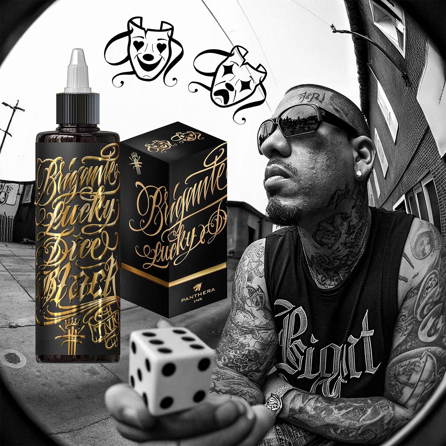 Panthera Brigante Lucky Dice Tattoo Ink 200ml