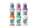 World Famous Limitless Tattoo Ink - Pastel Collection - 6x 30 ml