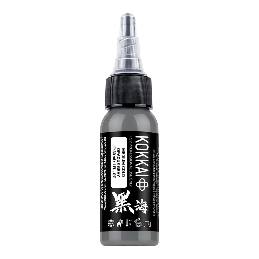 Kokkai Sumi Ink - Cool Opaque Grey - Medium
