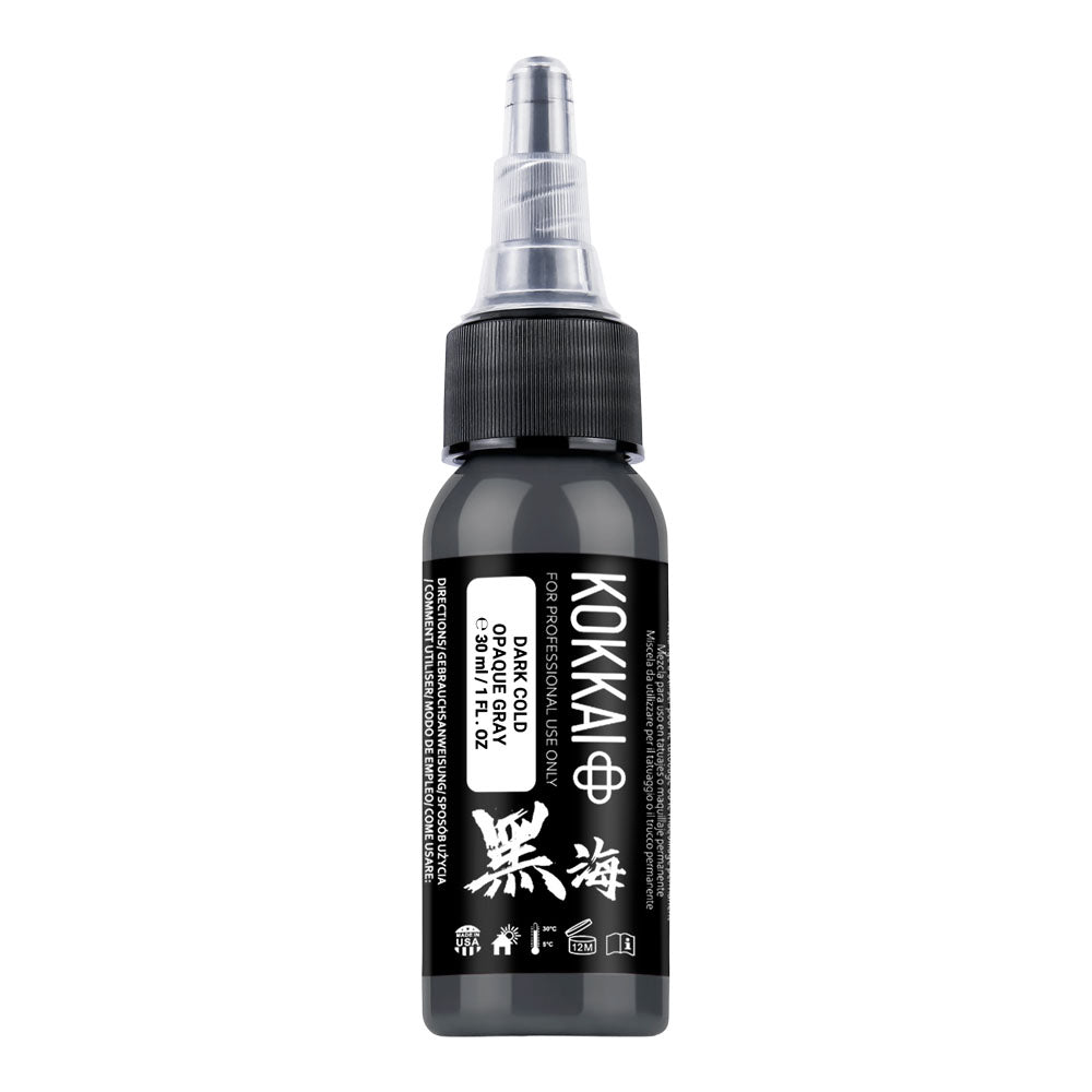 Kokkai Sumi Ink - Cool Opaque Grey - Dark