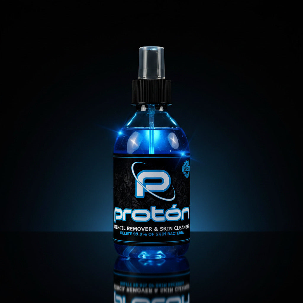 Proton Blue Stencil Remover And Skin Cleanser 250ml 8.5oz