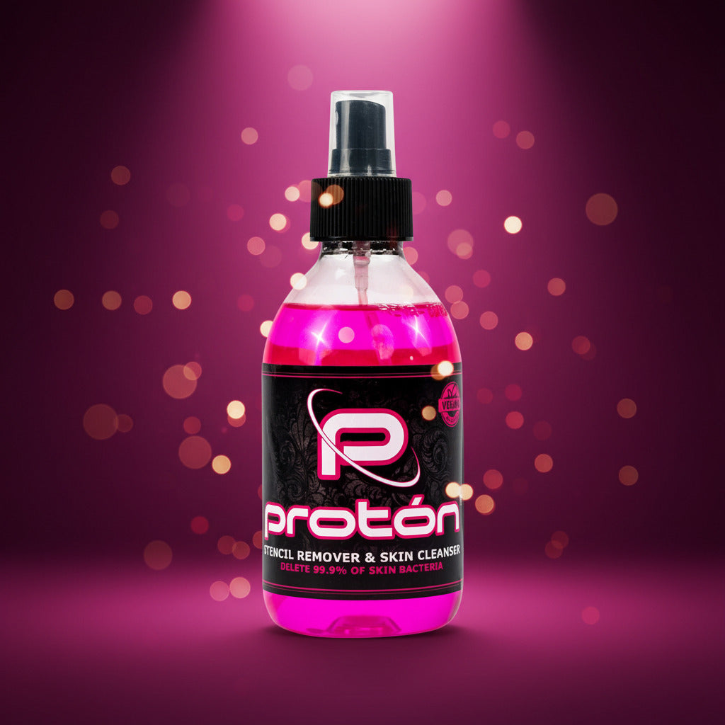 Proton Pink Stencil Remover And Skin Cleanser 250ml 8.5oz