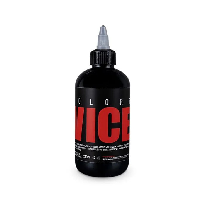 Encre VICIOUS BLACK 250ml - Vice Artistic Color - NON DESTINÉE À LA PEAU HUMAINE