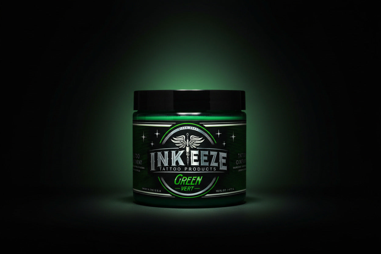 INK-EEZE Green Glide Tattoo Ointment