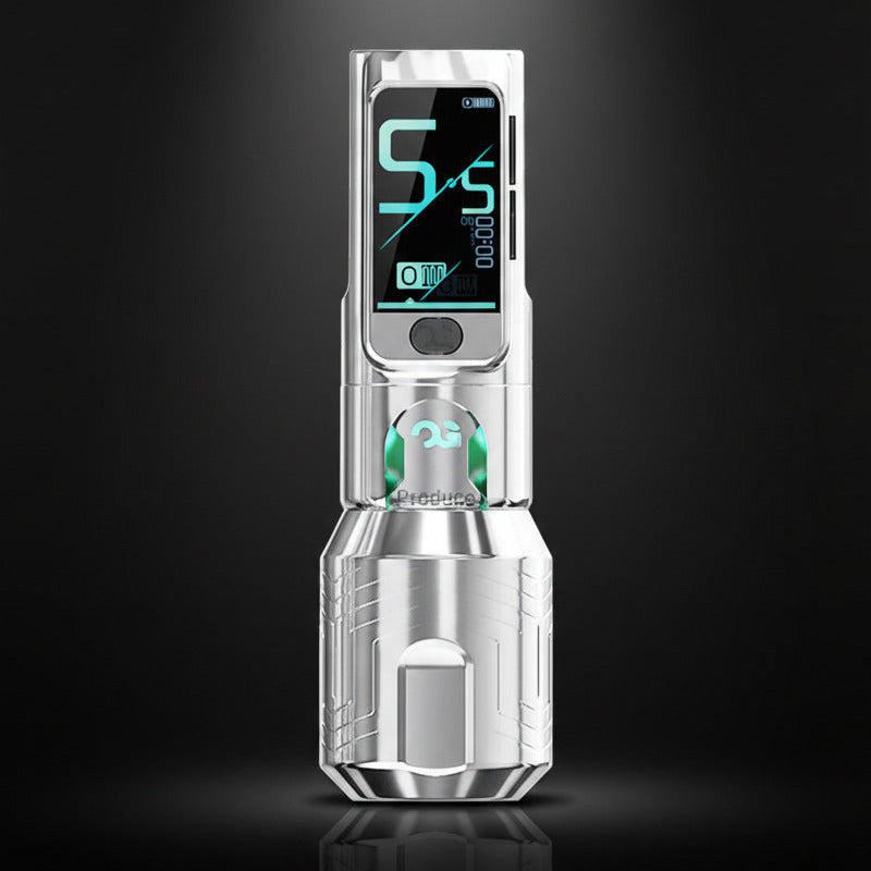 OG FURY II Wireless Tattoo Pen - Silver - 4.2mm Stroke