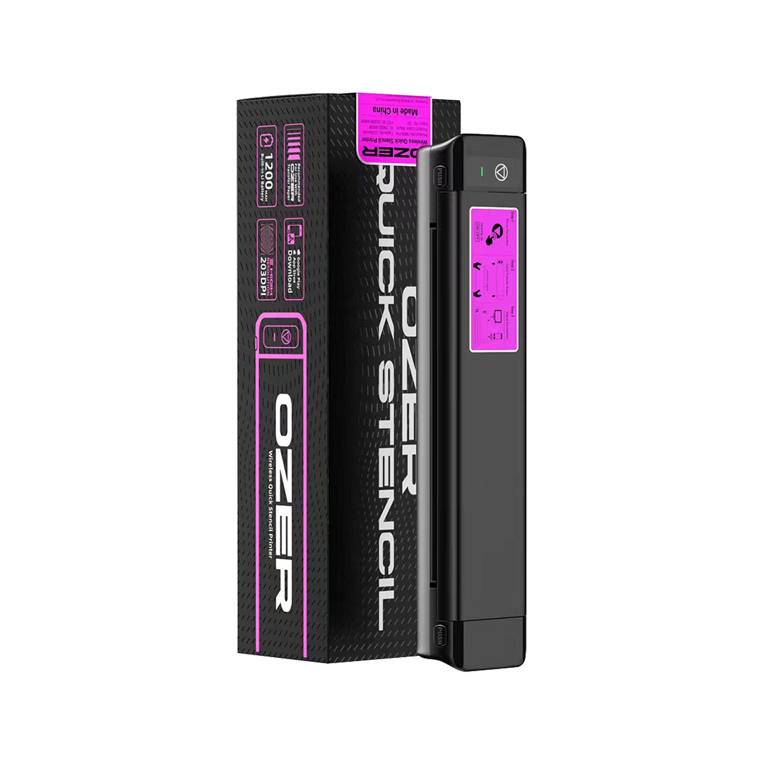 Imprimante de pochoir thermique rapide sans fil OZER