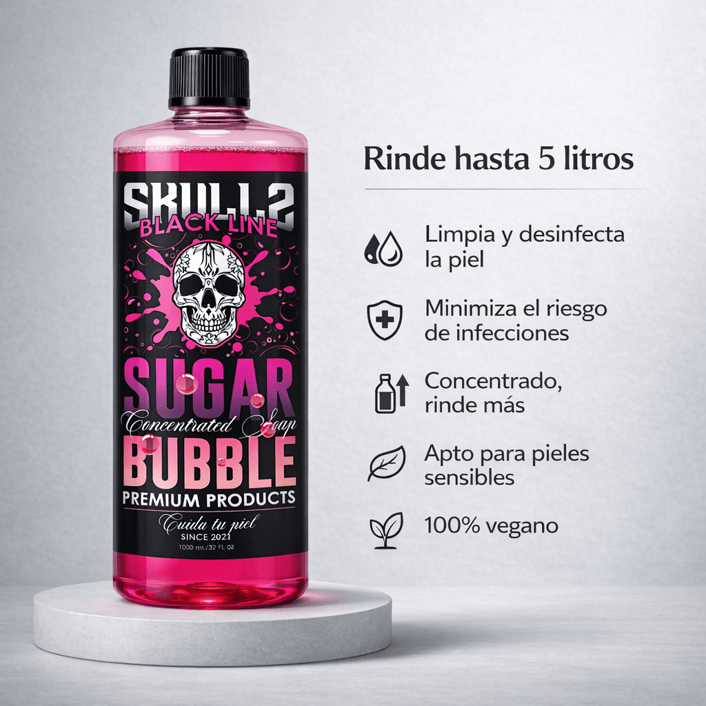 Skulls SUGAR BUBBLE SOAP