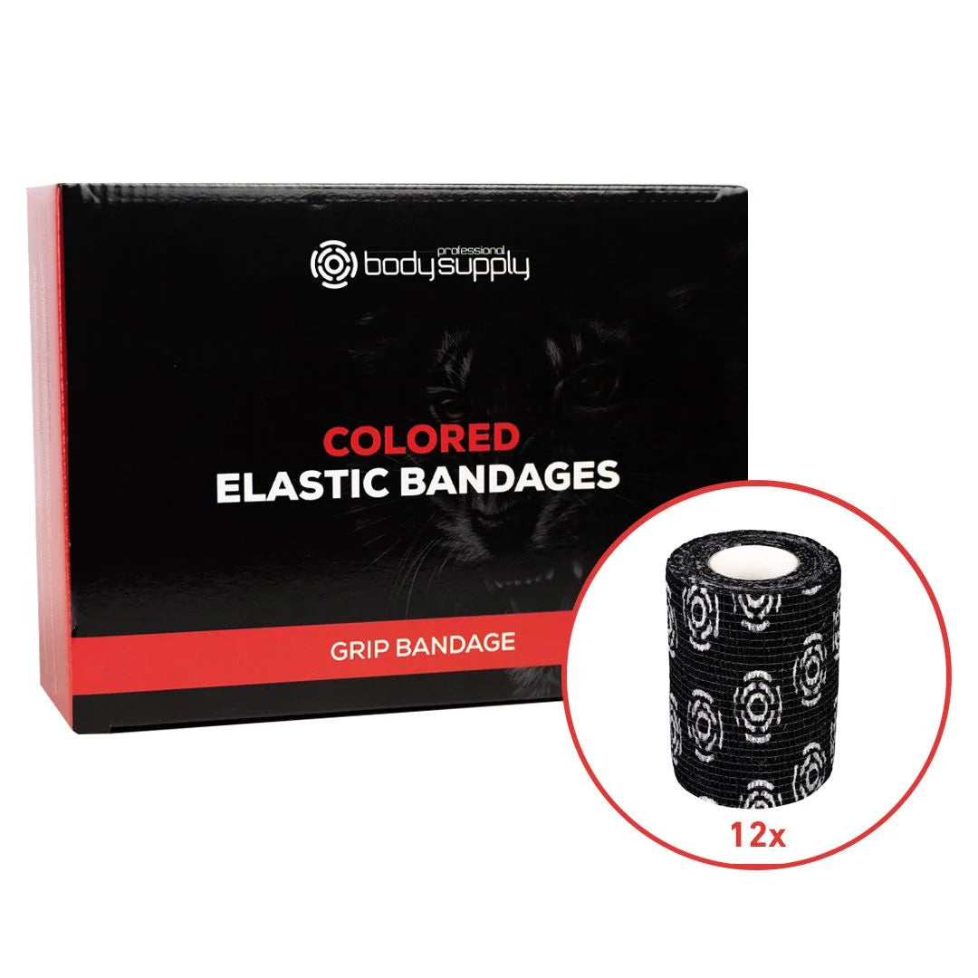 Grip Wrap Black (7.5 cm × 4.5 m) 12 pcs