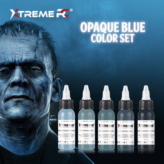 Encres XTreme Ink - 5x30ml - OPAQUE BLUE SET