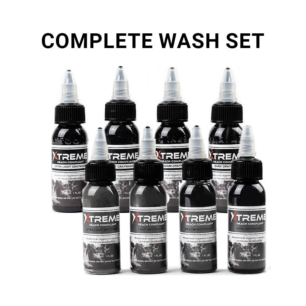 Encres XTreme Ink - 8x30ml - COMPLETE WASH SET