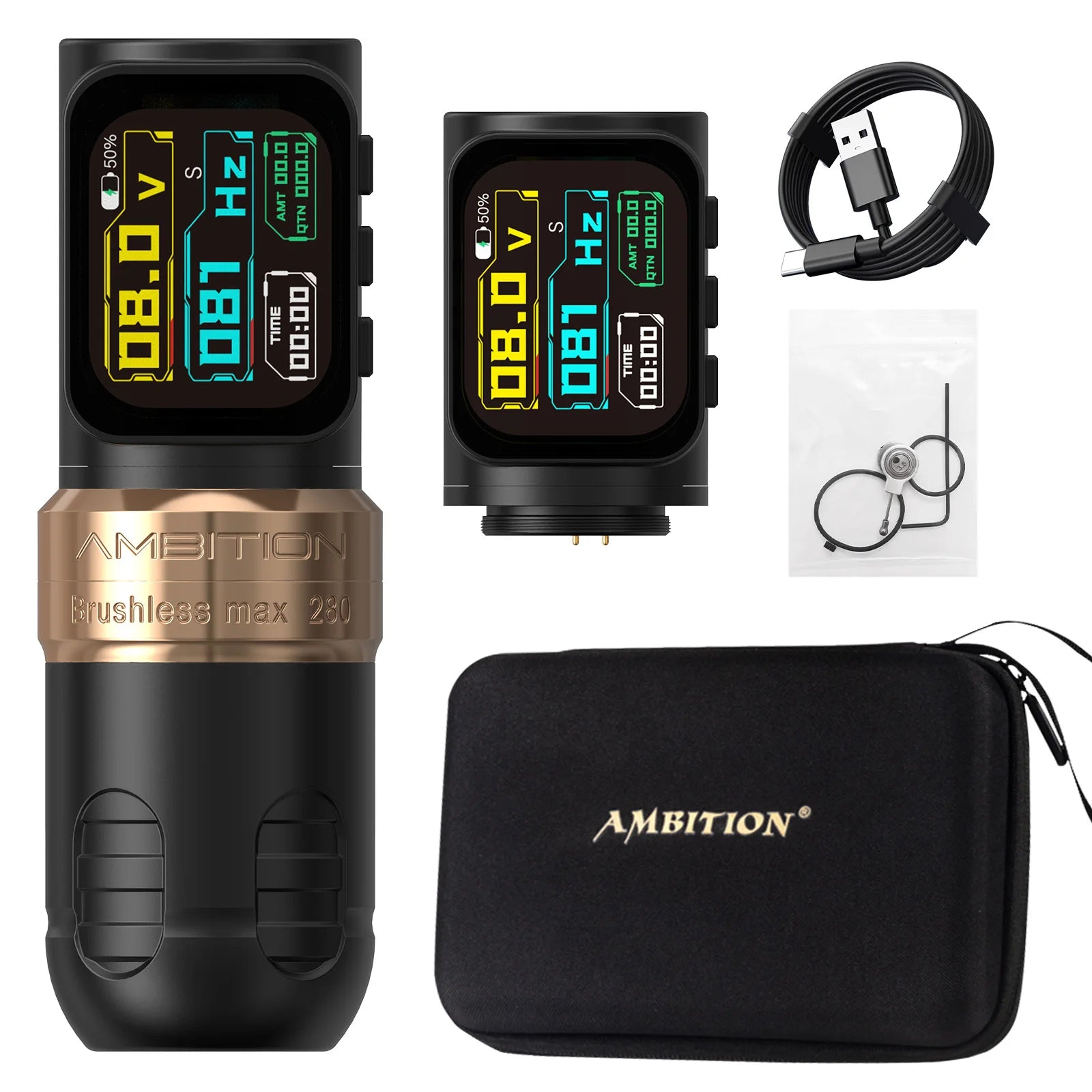 ambition ninja max 280p wireless tattoo pen machine