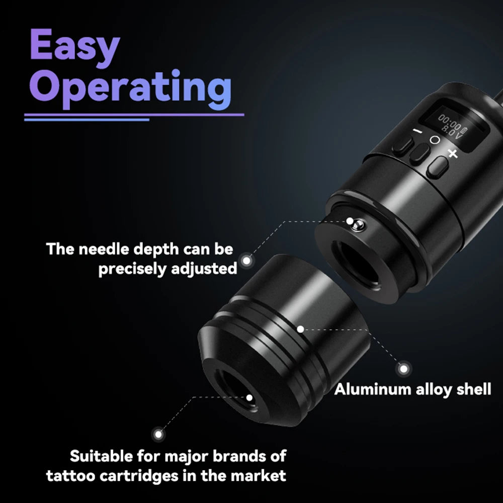 Ambition Tattoo Battery Grip 2 en 1