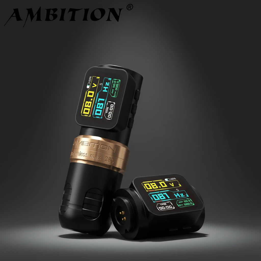 ambition ninja max 280p wireless tattoo pen machine