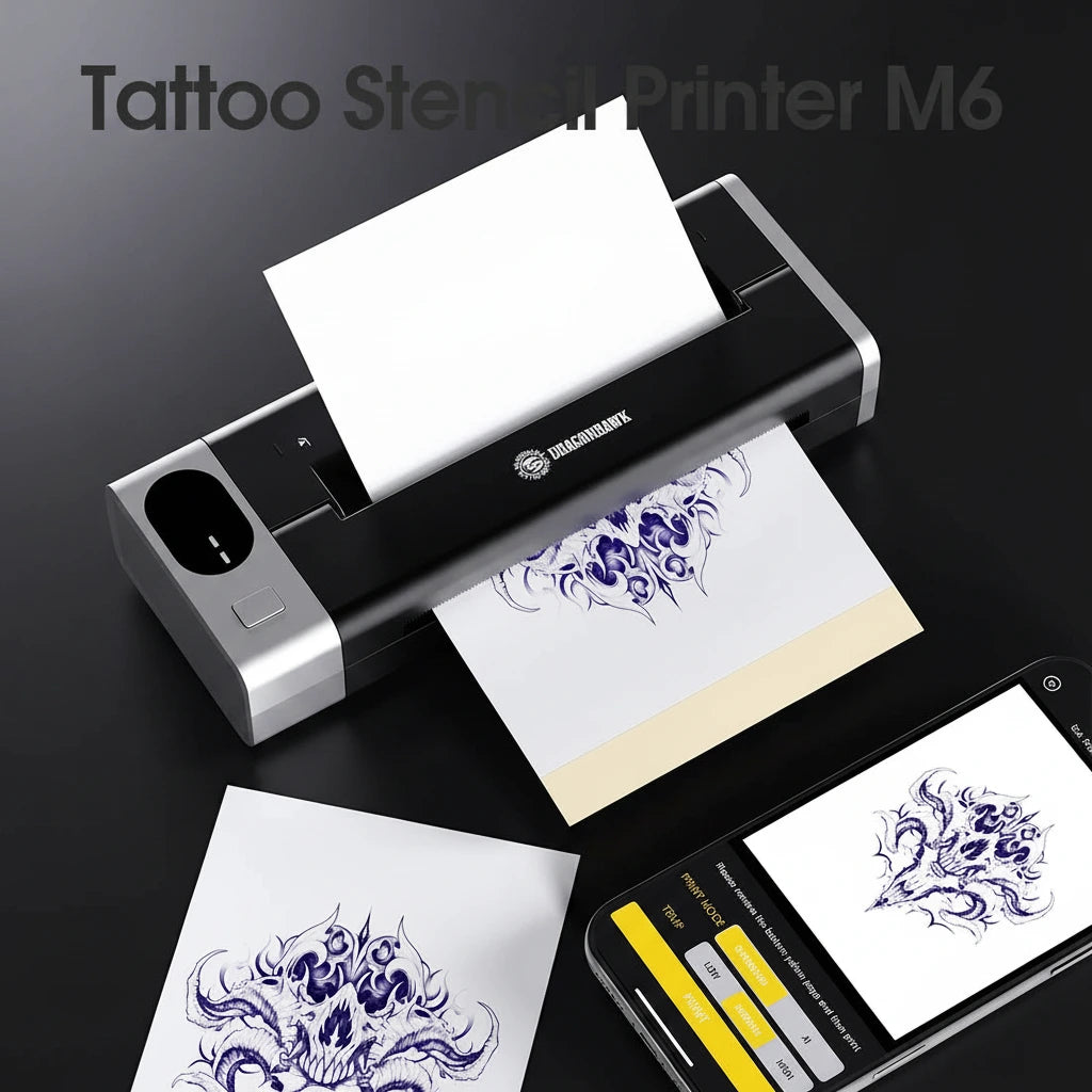 Dragonhawk M6 Portable Tattoo Printer