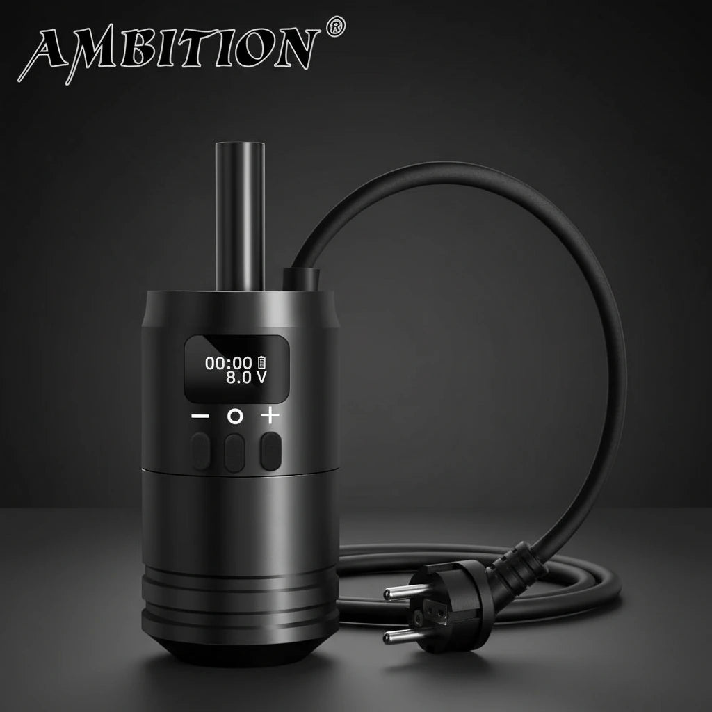 Ambition Tattoo Battery Grip 2 en 1