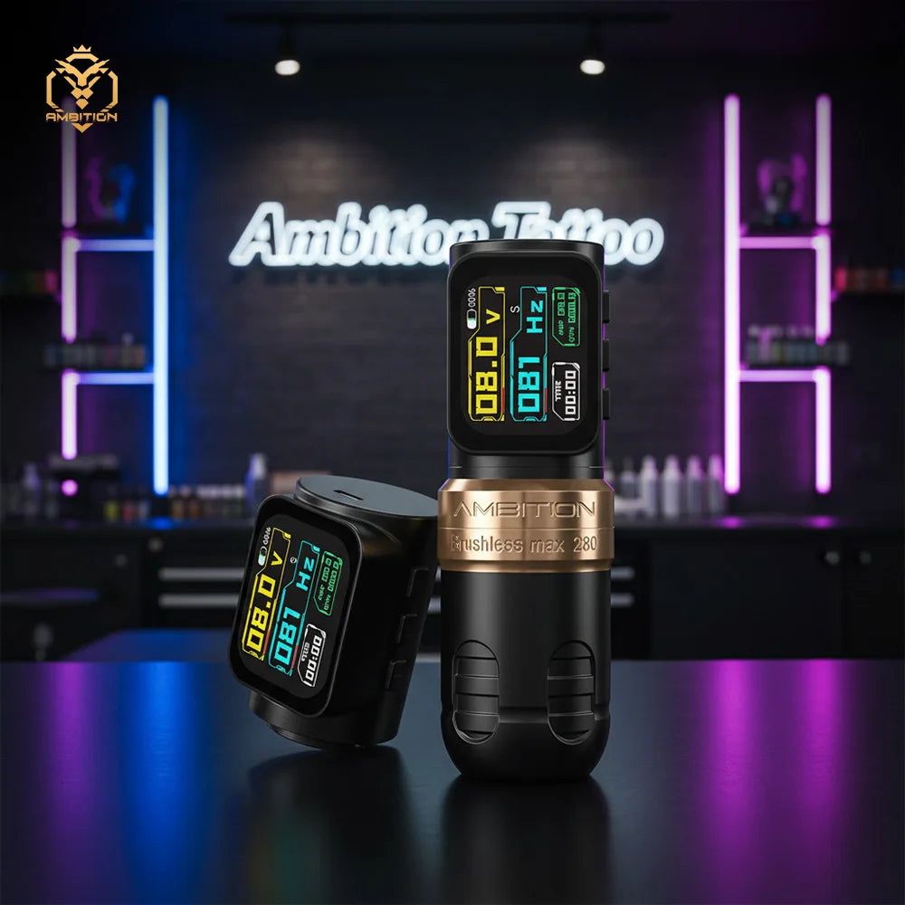 ambition ninja max 280p wireless tattoo pen machine