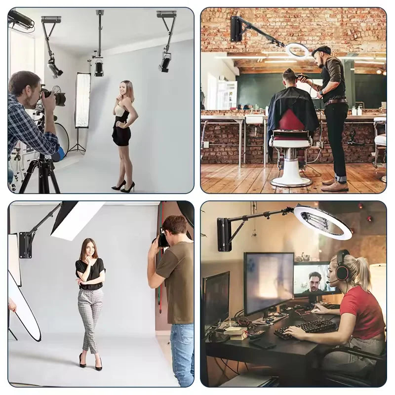 Pro Tattoo Ring Light – Wall Mount Studio Edition