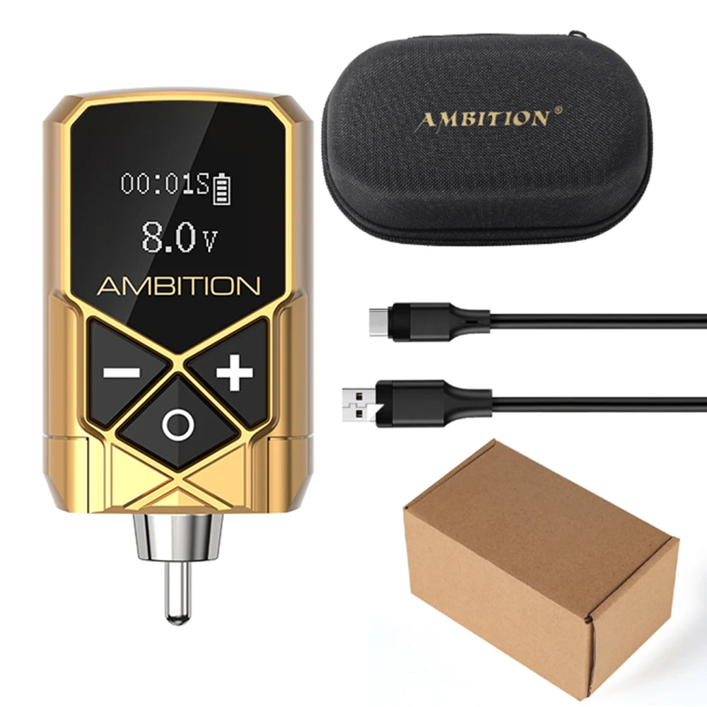 Ambition Kuark Tattoo Battery  RCA