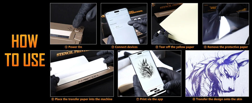 Ambition Soldier Tattoo kit & Tattoo Printer