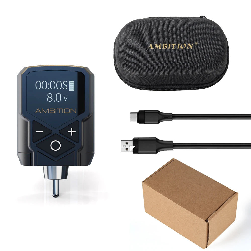Ambition Kuark Tattoo Battery  RCA
