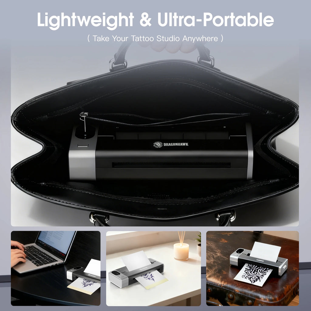 Dragonhawk M6 Portable Tattoo Printer