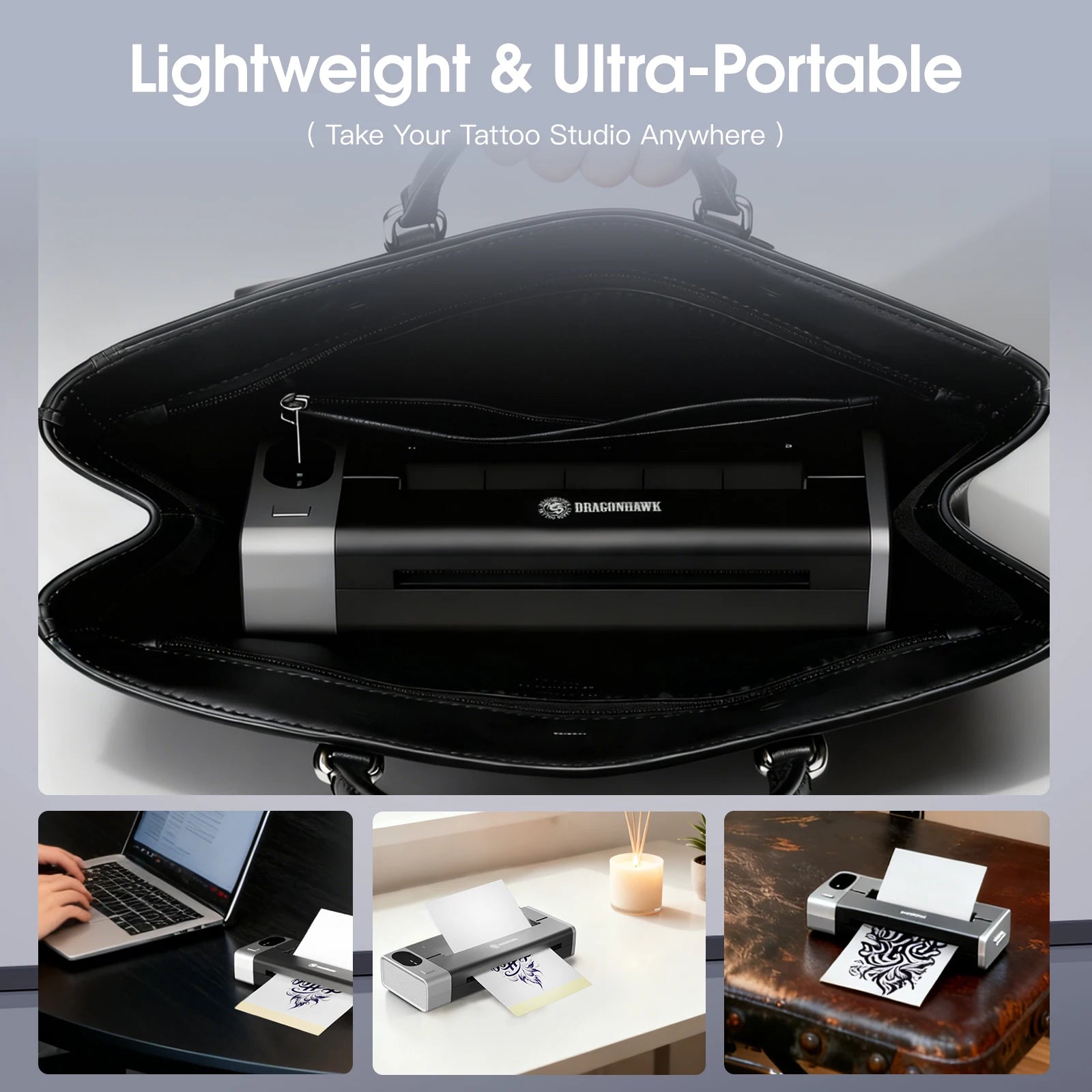 Dragonhawk M6 Portable Tattoo Printer