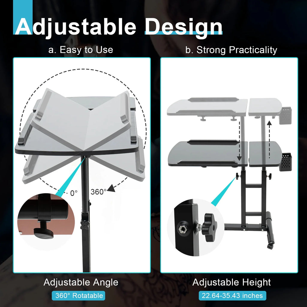 Adjustable Tattoo Desk – Studio Edition